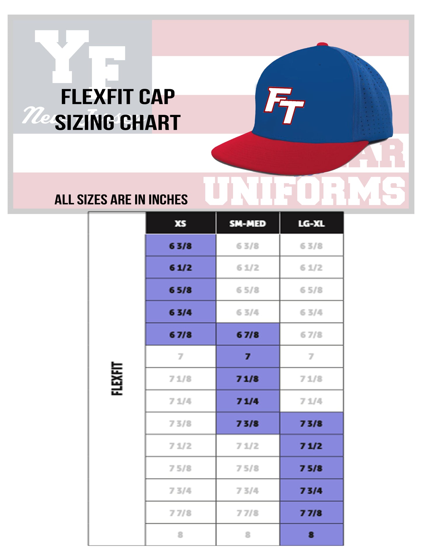 Freehold All-Stars Flexfit Cap With Embroidery
