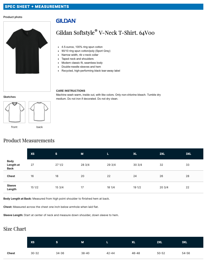 WM Training Academy Softstyle V-Neck T-Shirt