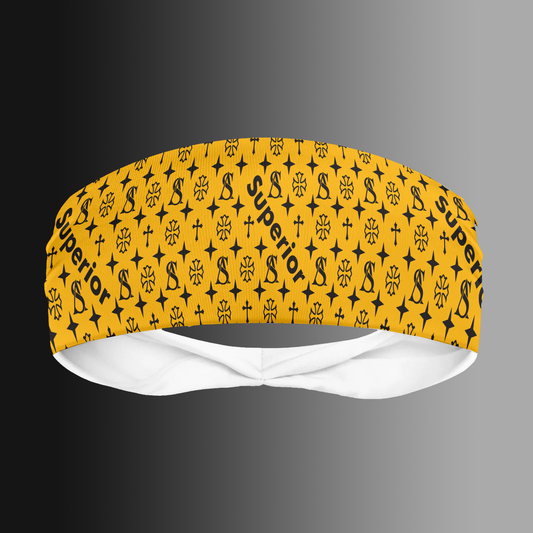 Yellow & Gray Superior Head Band