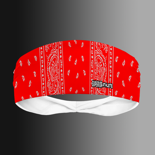 Red Bandana Head Band