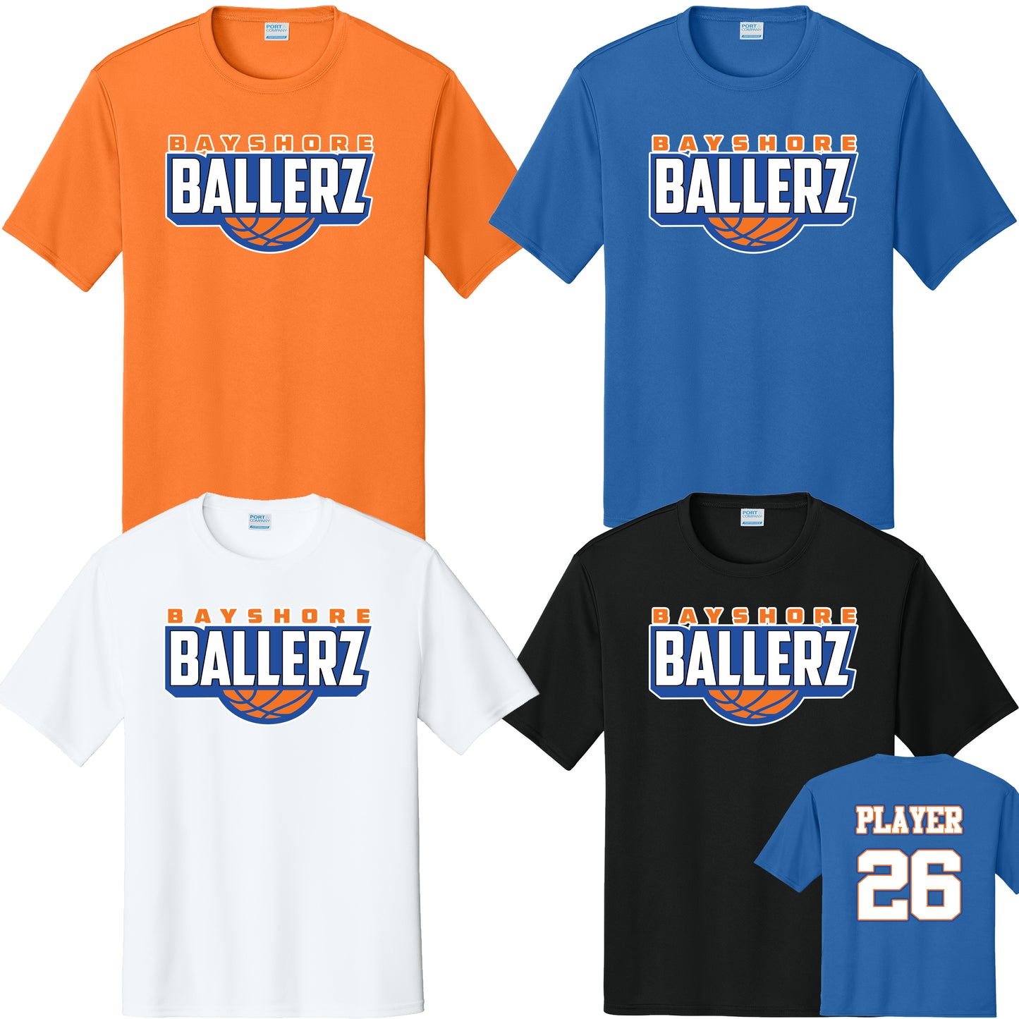 Bayshore Ballerz Adult & Youth Dri-Fit Performance Tee
