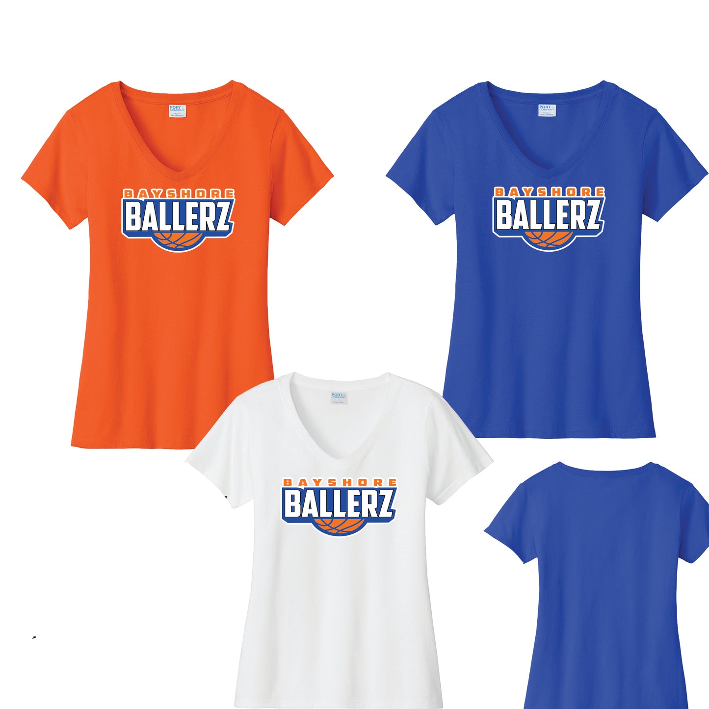 Bayshore Ballerz  Women's V-Neck Shirt