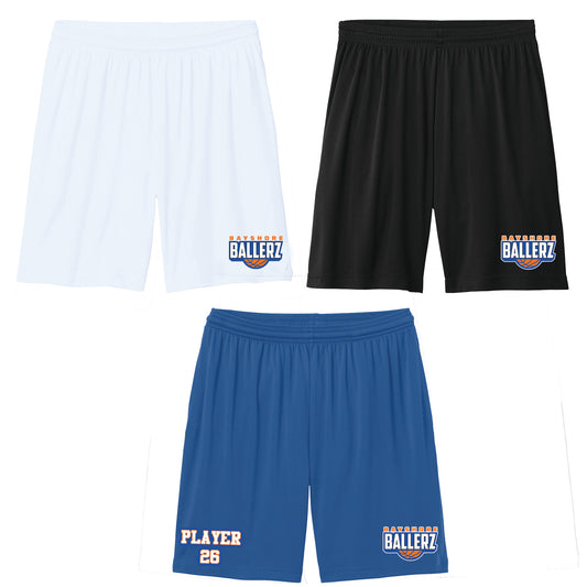 Bayshore Ballerz 7" PosiCharge® Competitor™ Pocketed Shorts