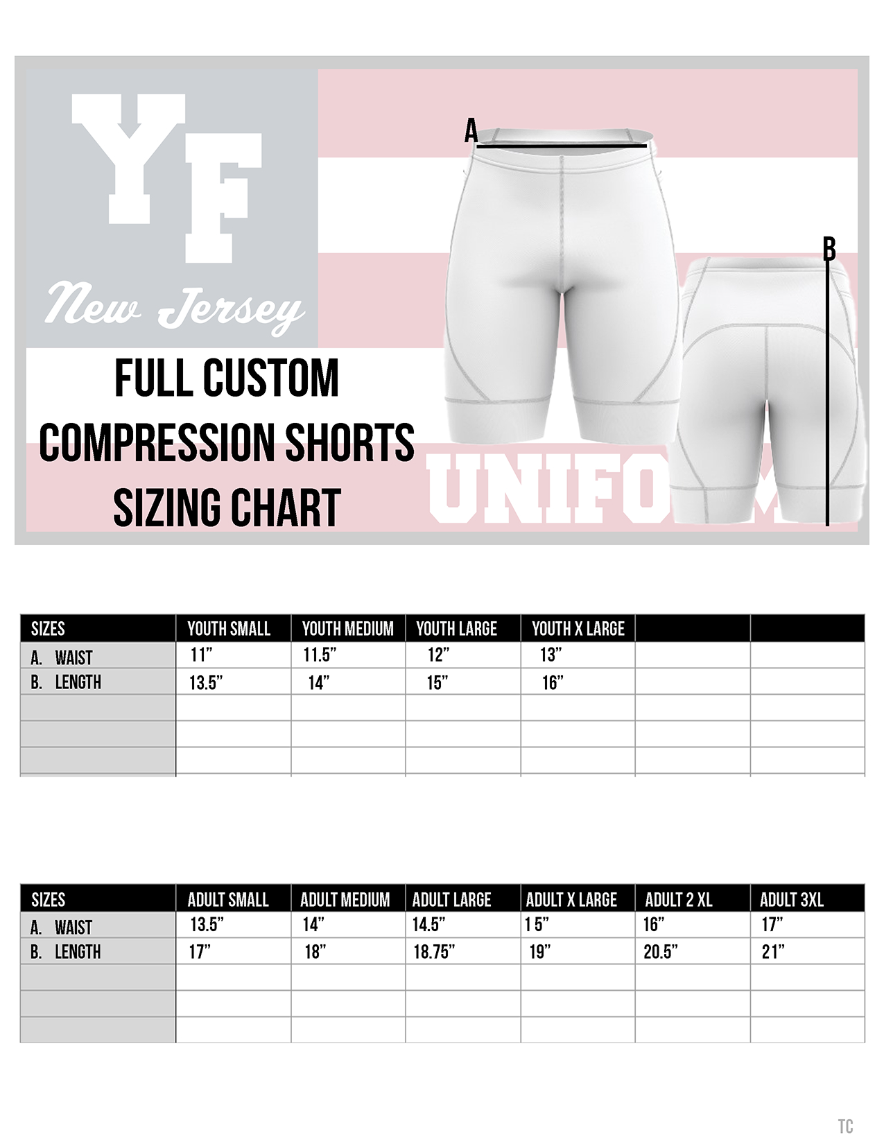 Wolf Pack Custom 7v7 & Flag Football Uniform Set