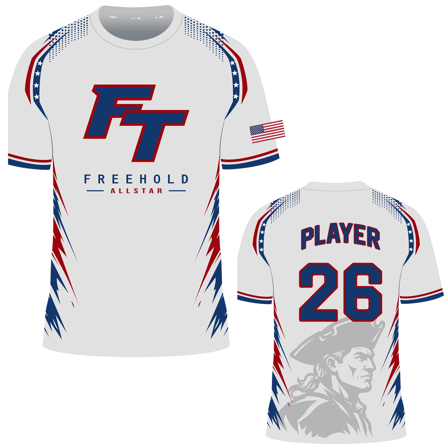 Freehold Township LL All-Stars Practice Jersey