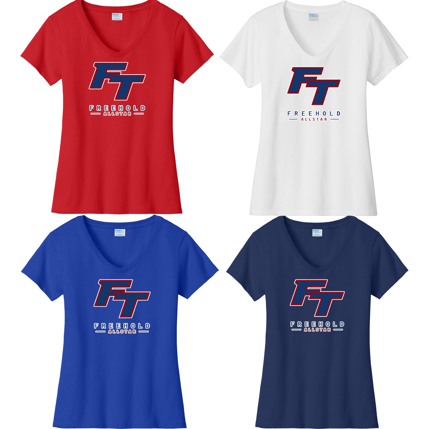 Freehold All-Stars Women's V-Neck Shirt