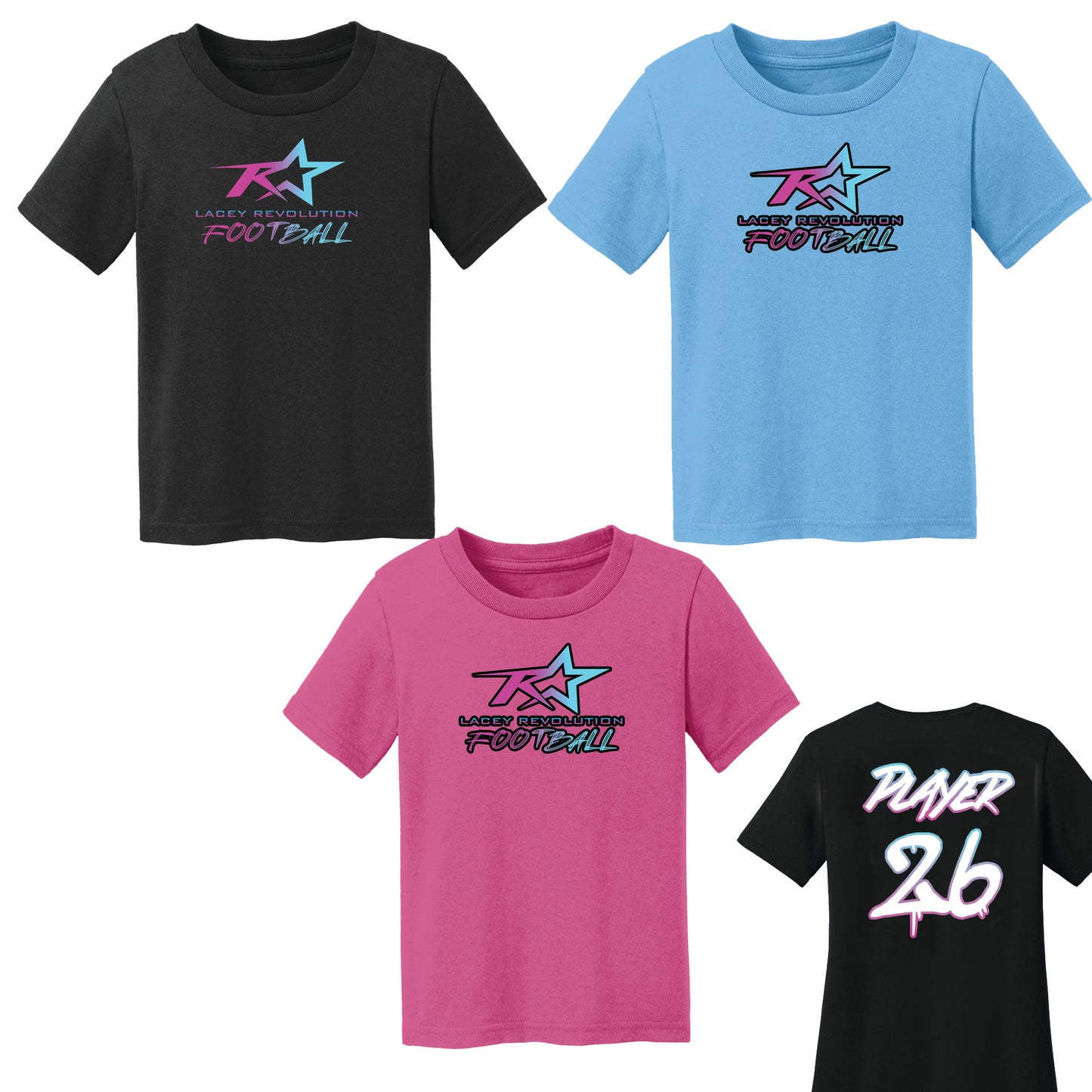 Lacey Revolution Football Toddler Cotton T-Shirt