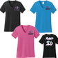 Lacey Revolution Football Women's V-Neck Shirt