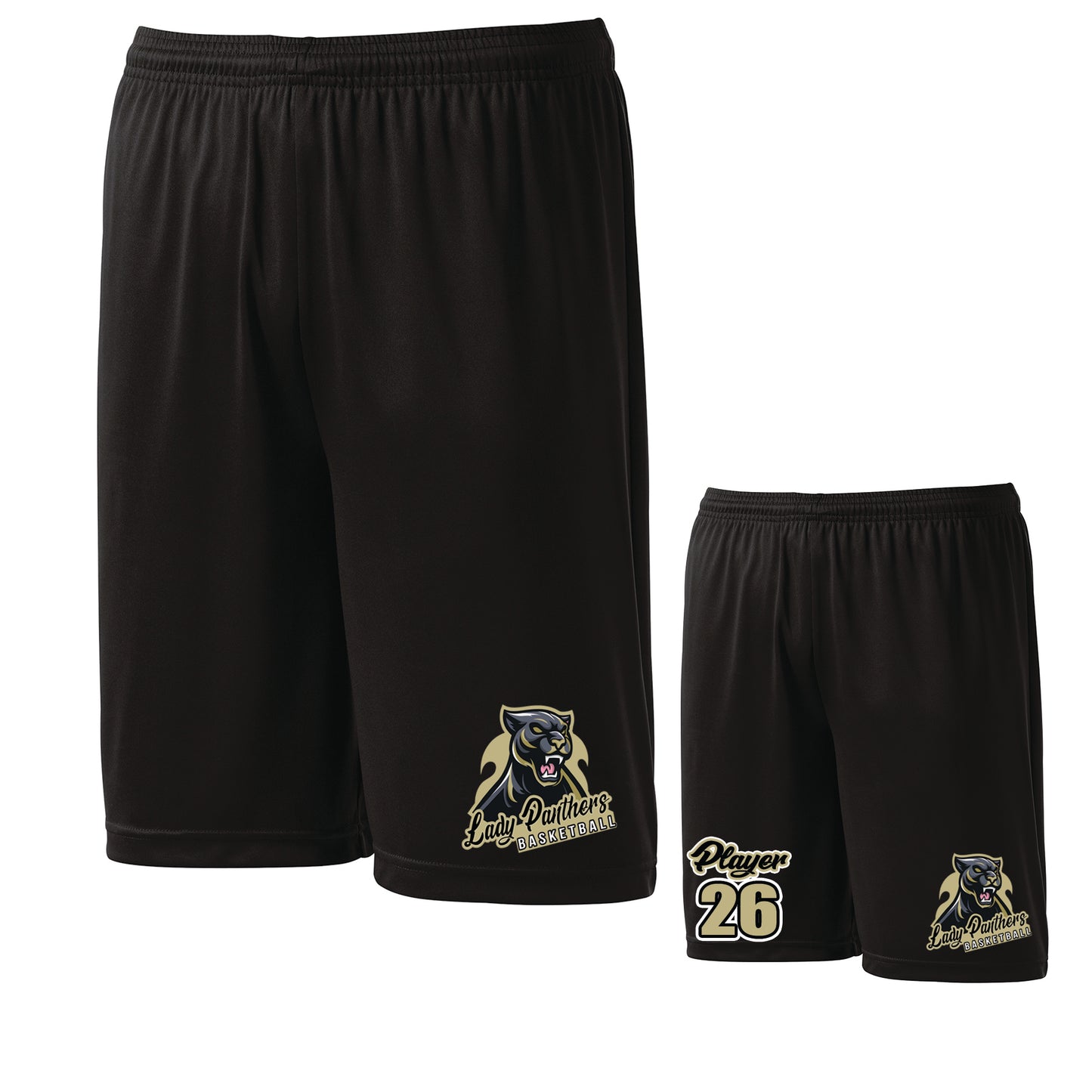 Lady Panthers Basketball Athletic Shorts