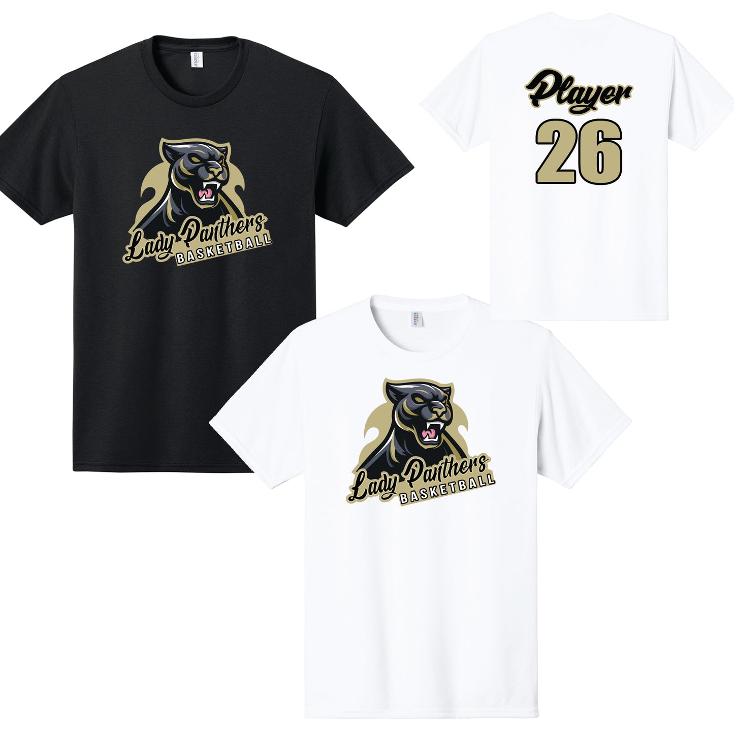 Lady Panthers Cotton T-Shirt