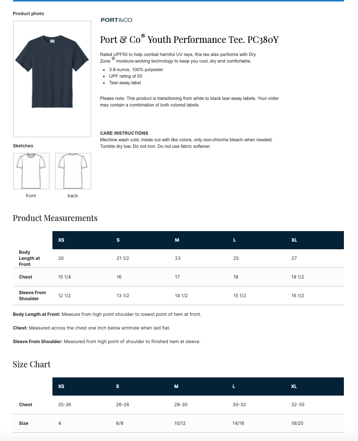 Bayshore Ballerz Port  Company® Long Sleeve Dri-Fit Performance Tee with Hood