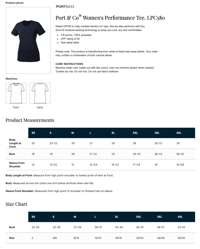 Bayshore Ballerz Women's Dri-Fit Performance Tee