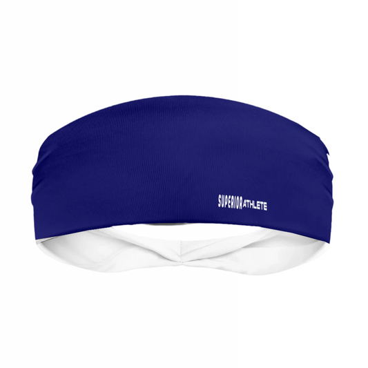 Solid Navy Blue Head Band by Superior Athlete