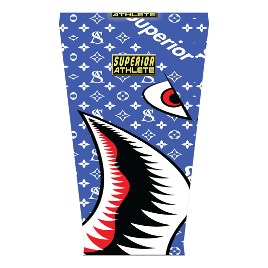 Shark Face Blue Arm Sleeve