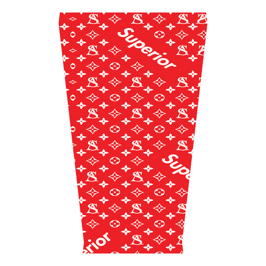 Red Superior Athlete Pattern Arm Sleeve