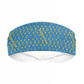 Superior Athlete Pattern in Yellow Baby Blue Head Band