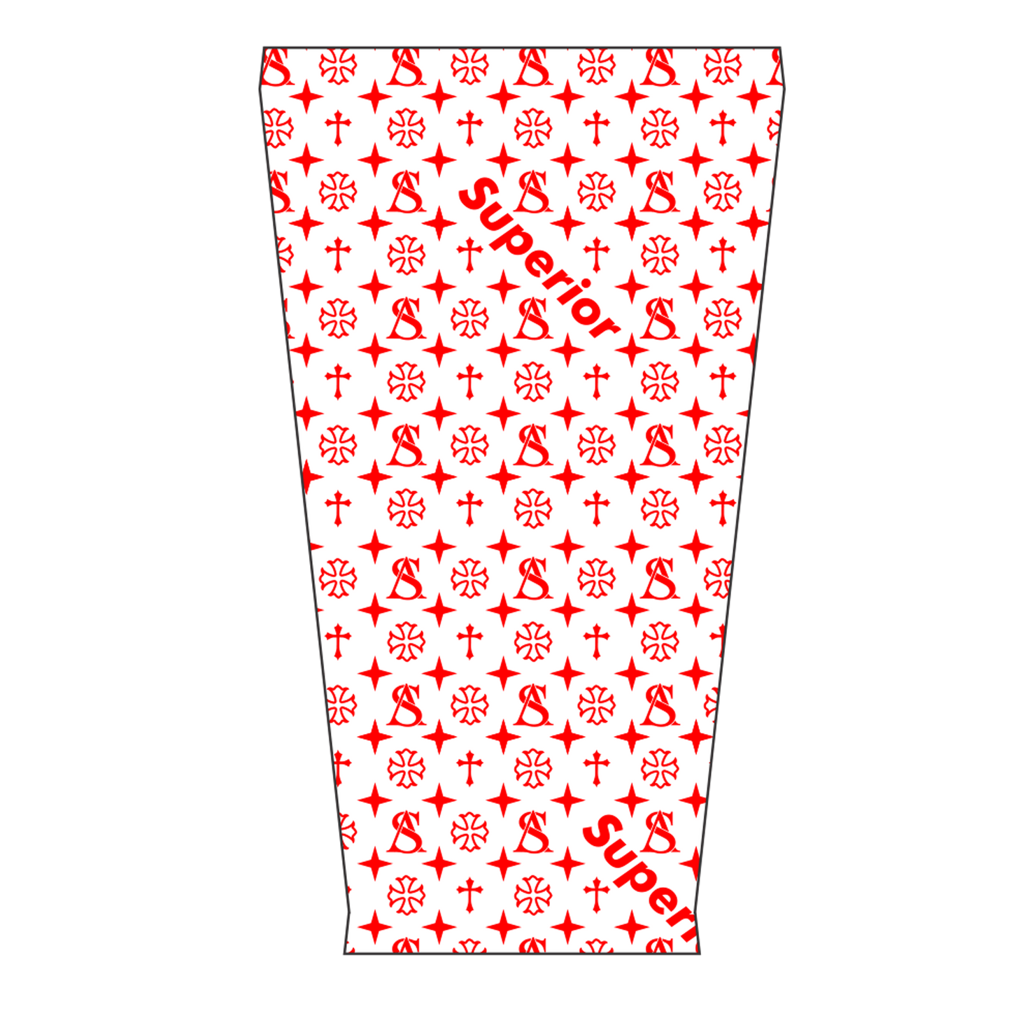 Red And White Sa Design Arm Sleeve