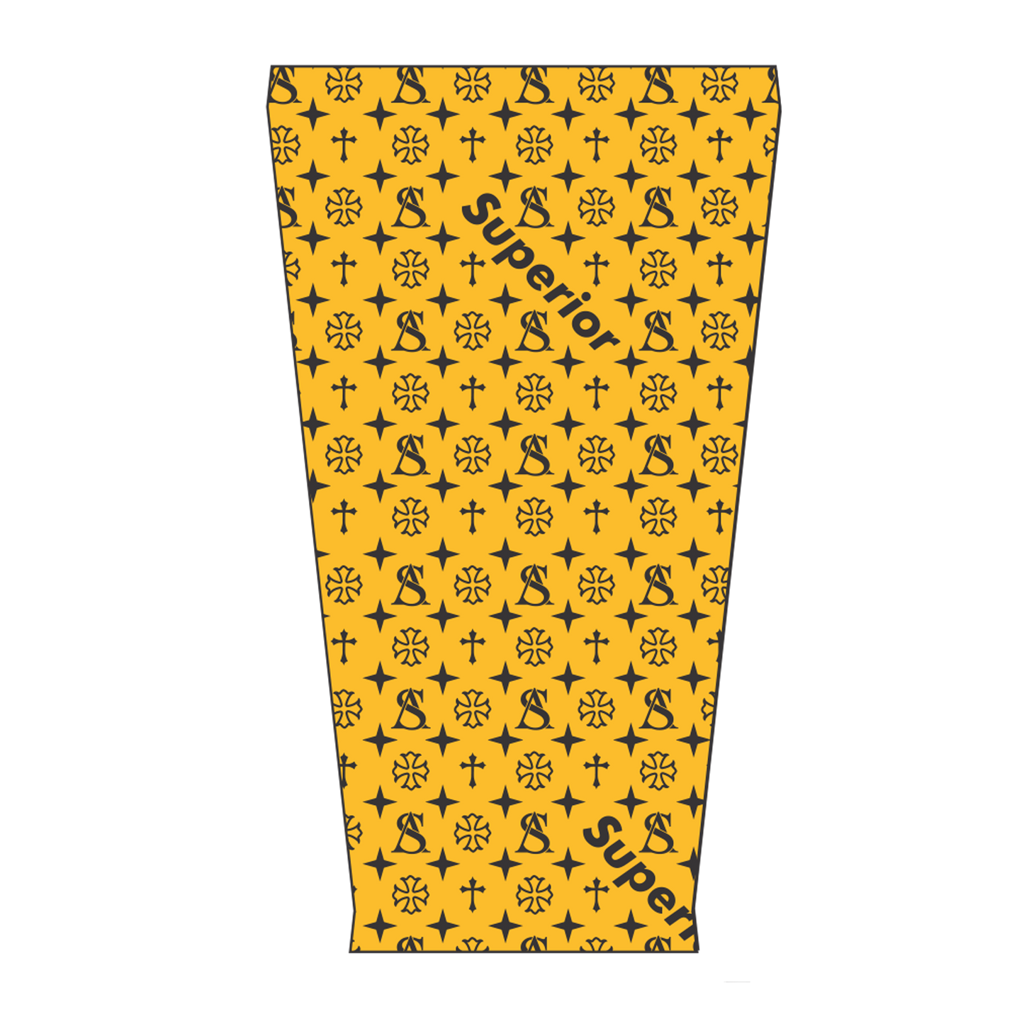 Yellow And Black Sa Design Arm Sleeve