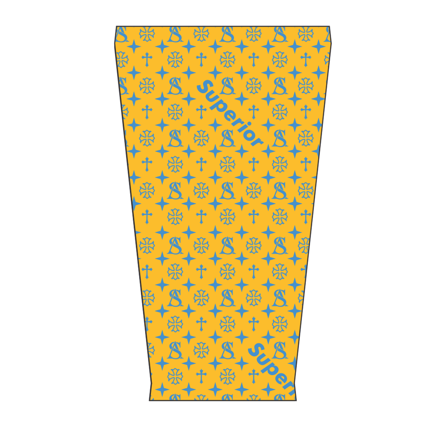 Yellow And Blue Sa Design Arm Sleeve